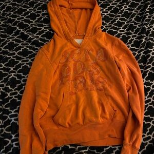Aeropostale Orange Sweater Casual Comfort